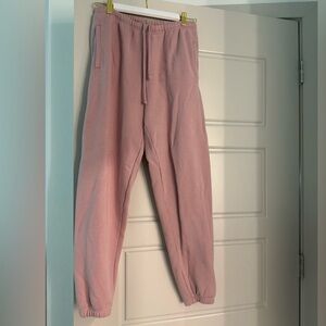 SKIMS Dusk Pink Cotton Fleece Classic Jogger Track Pant